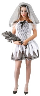 WEILAOK Velo Sposa Halloween Mascherina Maschera Horror, Velo Da - Foto 3